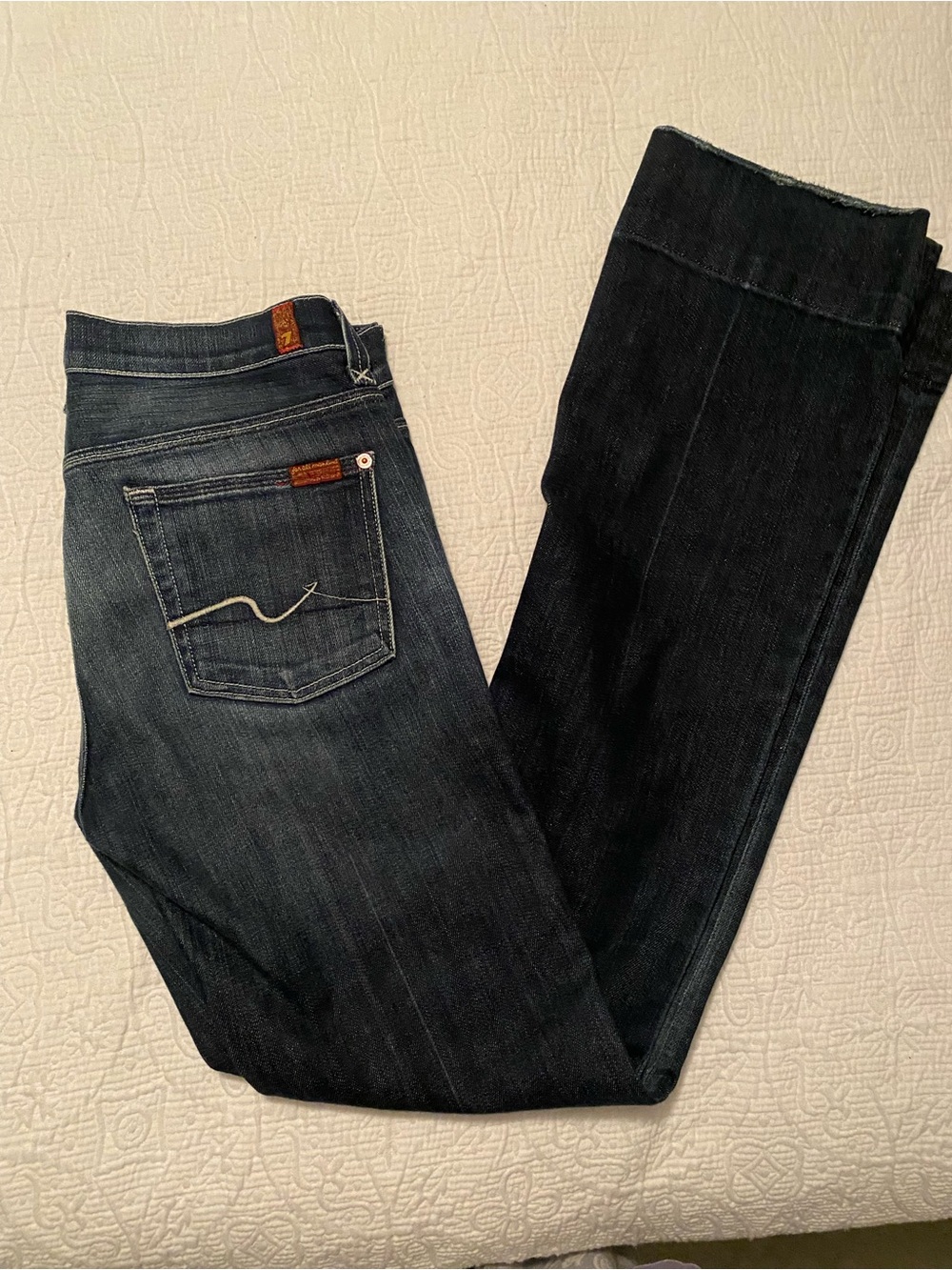 7 For All Mankind Women’s Boot Cut Jeans - Dark Indigo